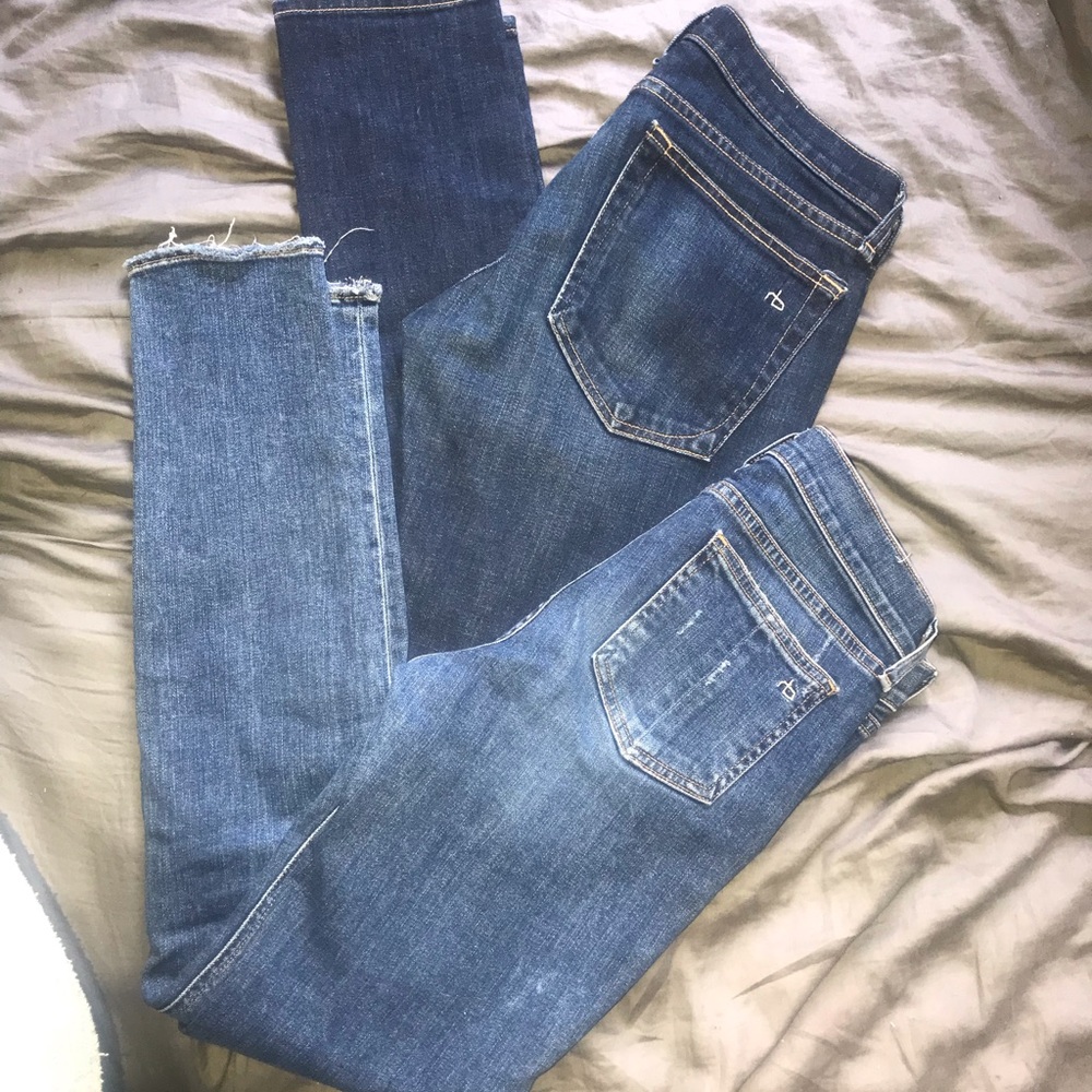 ❗️Rag & Bone 2 pair lot of Skinny & Dre👖
